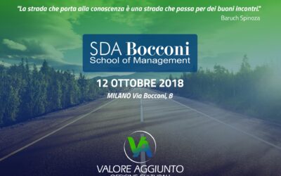 Evento Valore Aggiunto- SDA Bocconi del 12 Ottobre 2018